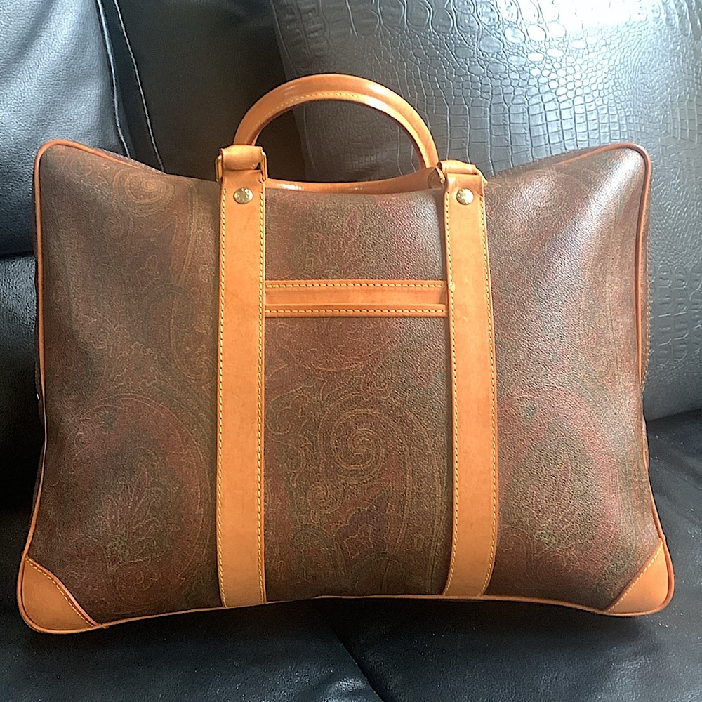 Vintage Etro Milano Suitcase/Brief Case Laptop Case Excellent Condition